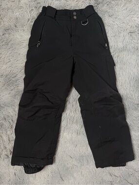 Weatherproof 32 Degrees Black Insulated Snow Pants Boys XS 5/6